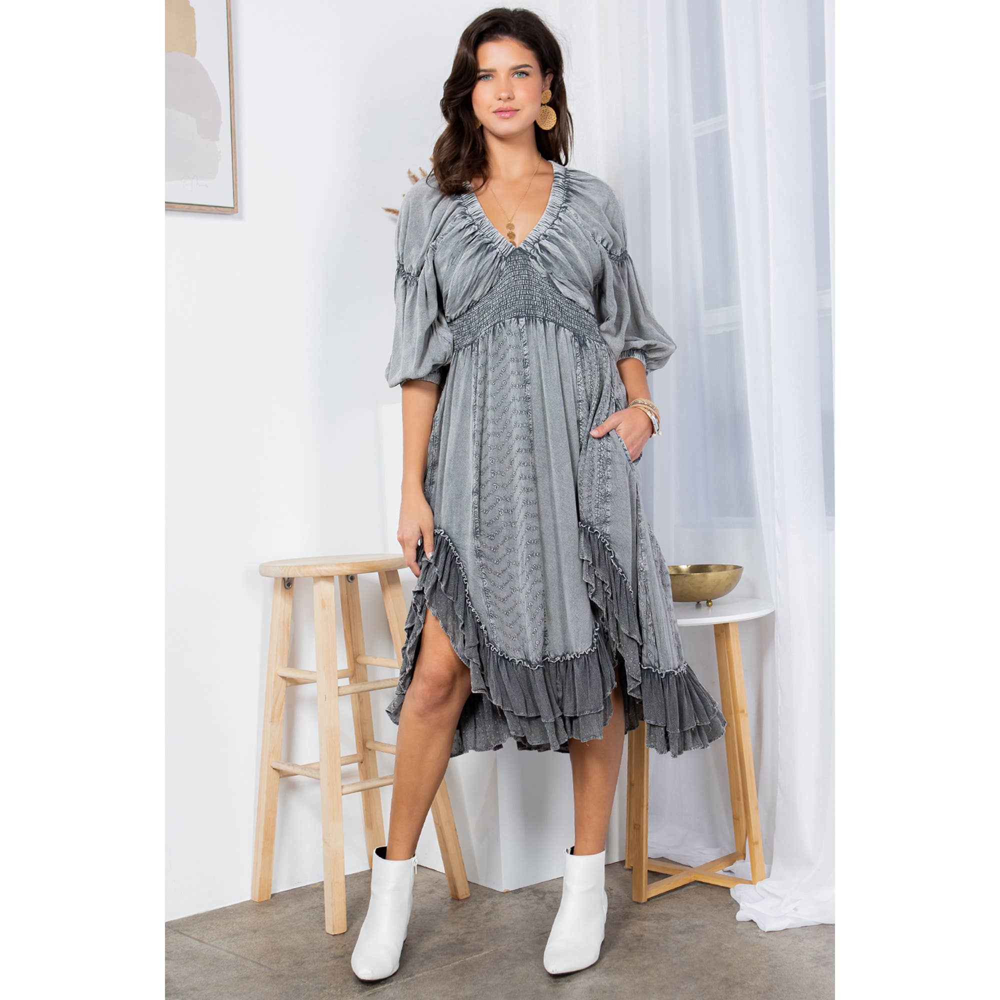 V-Neck Dress