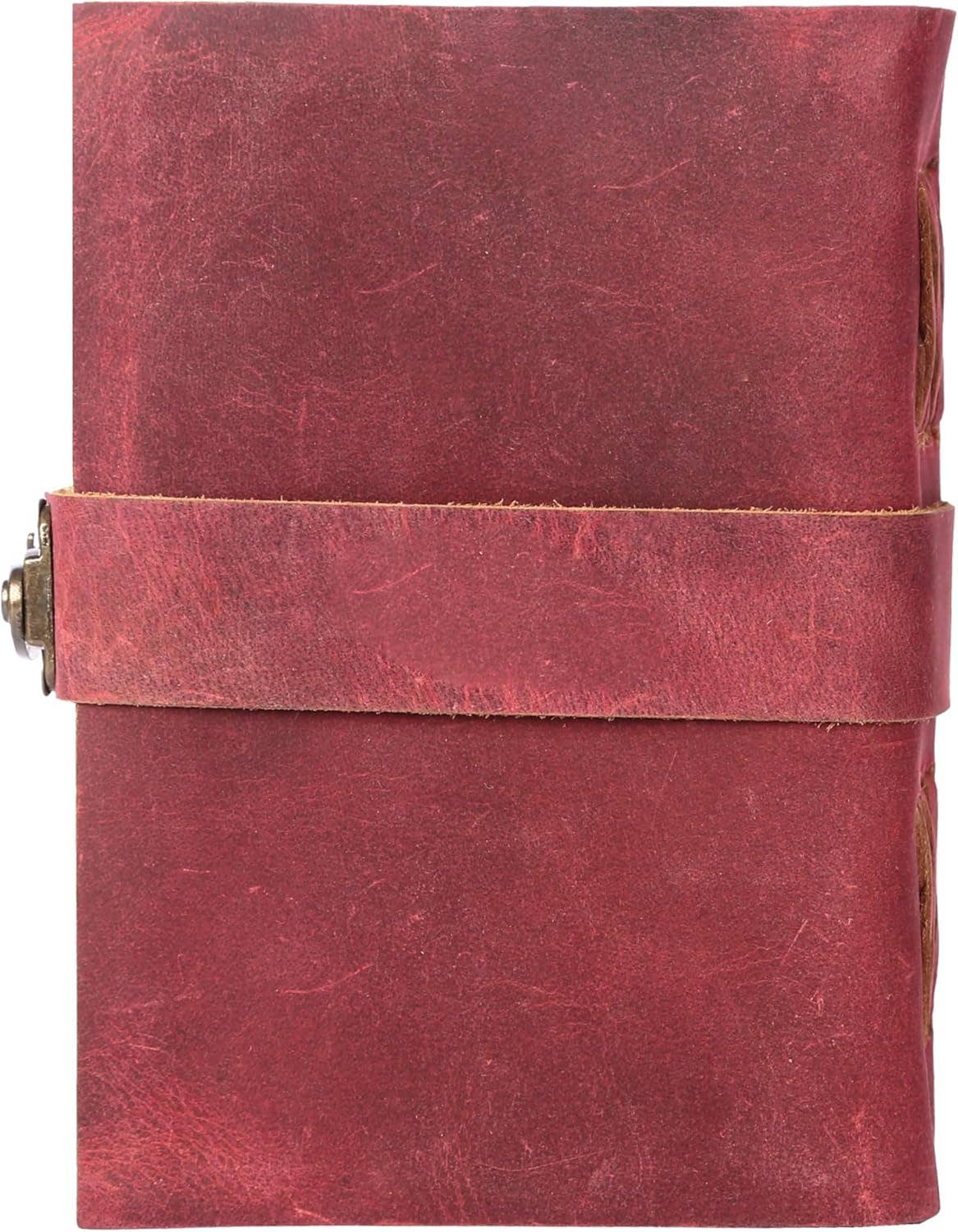 Handmade Genuine Leather Journal Side Lock Diary