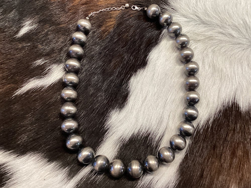 16mm Build Your Own Sterling Silver Pearls Necklace 14"-24"