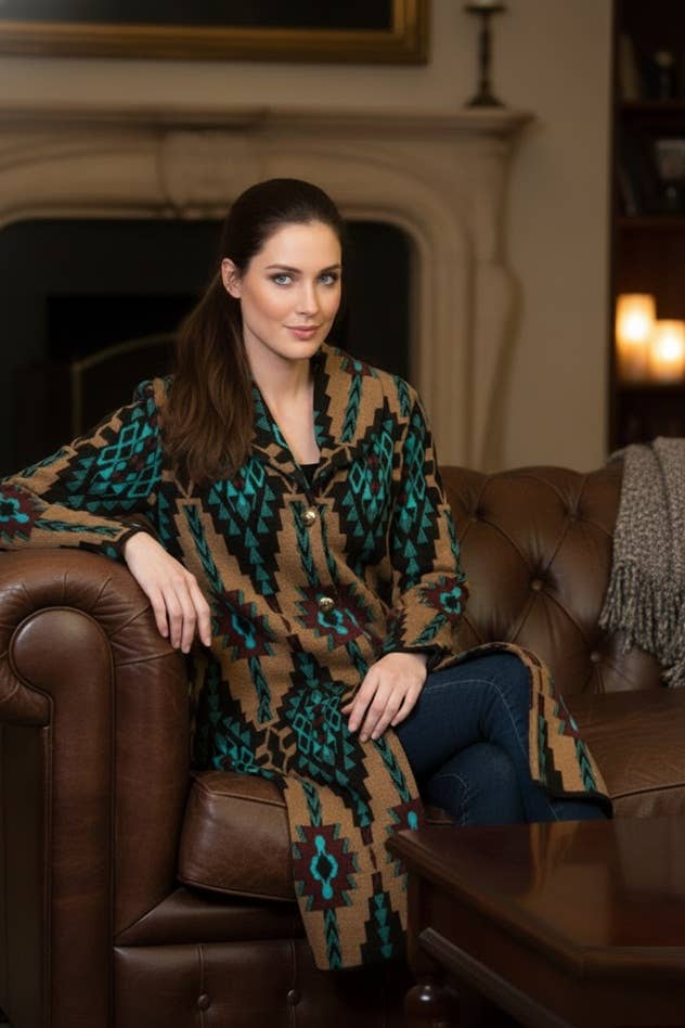 SW-806 Women’s Long Duster Coat