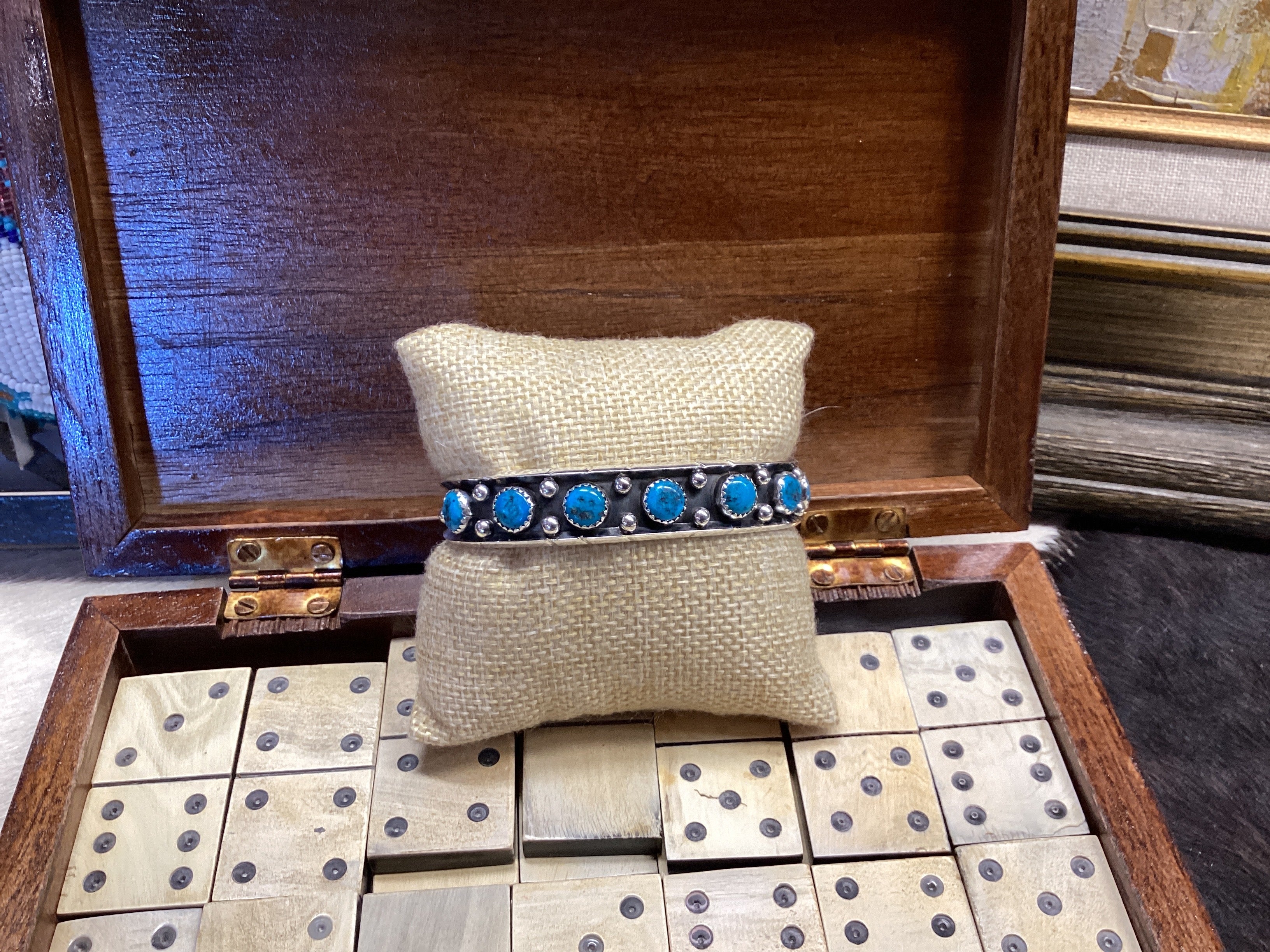 SS & Turq Cuff