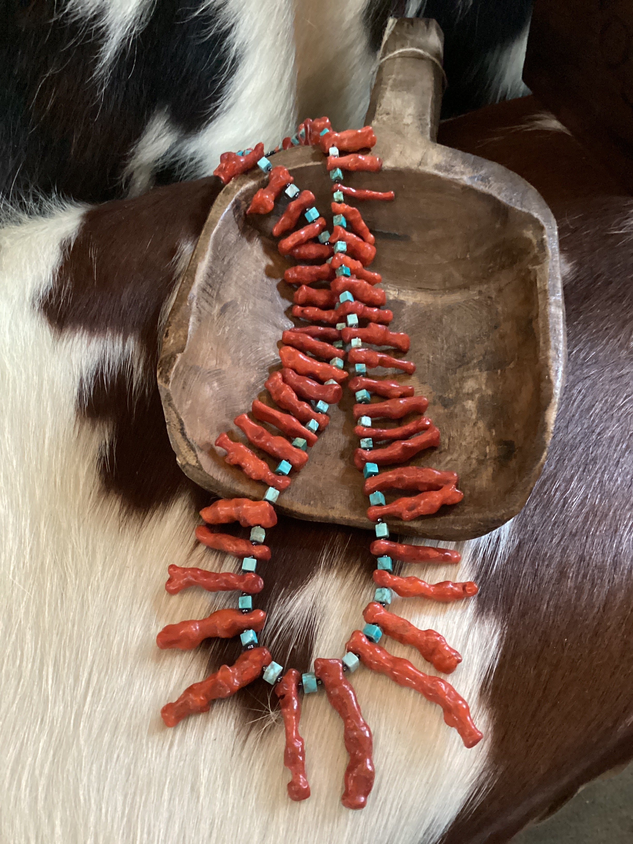 Turq & Coral Necklace