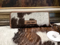 Ranch Road Jewelry Case in brown & white cowhide
