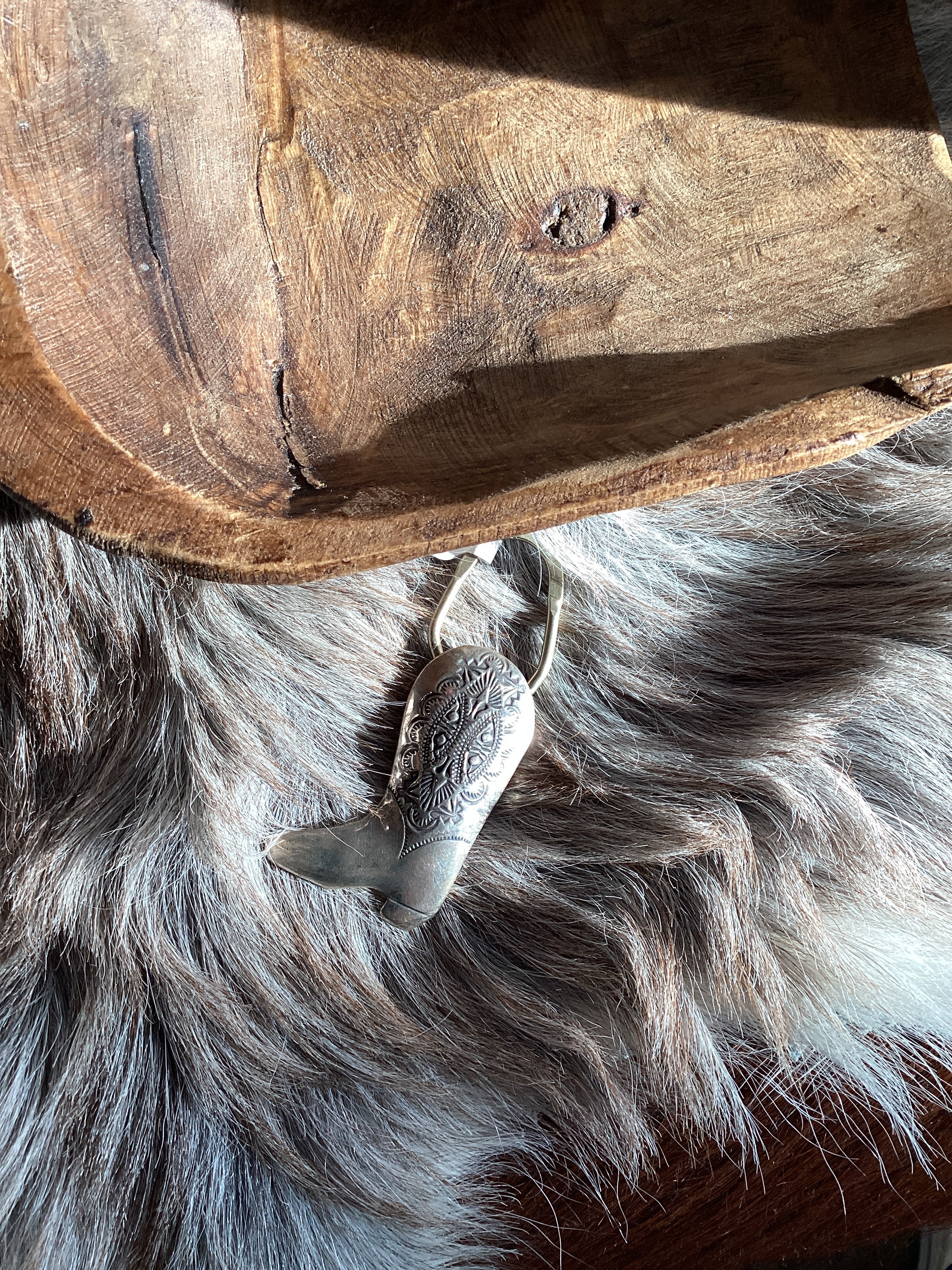 SS Cowboy Boot Keychain