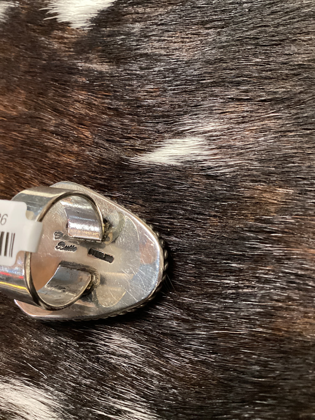  Large Native American Navajo Turquoise Ring