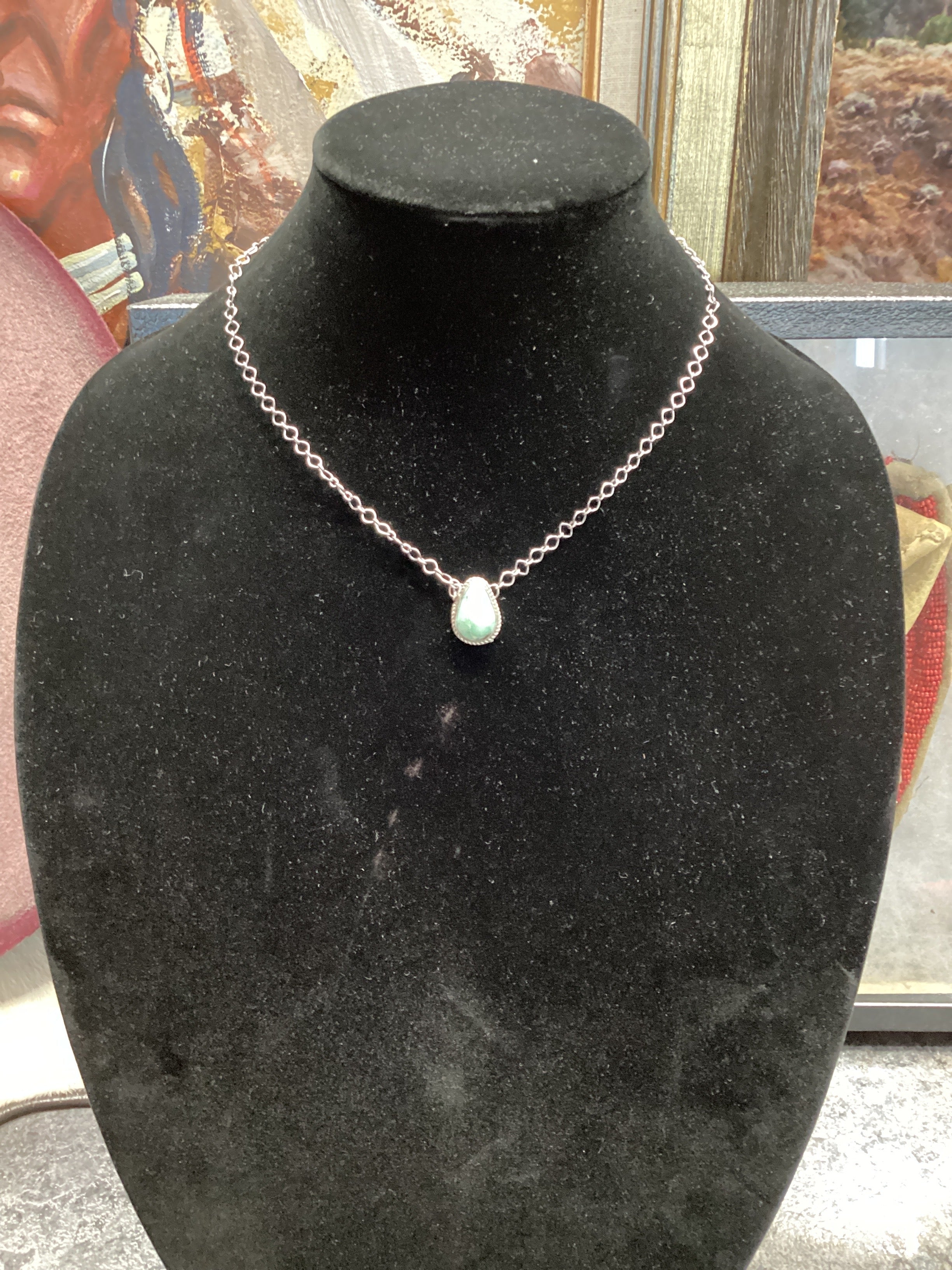 SS Turquoise Necklace