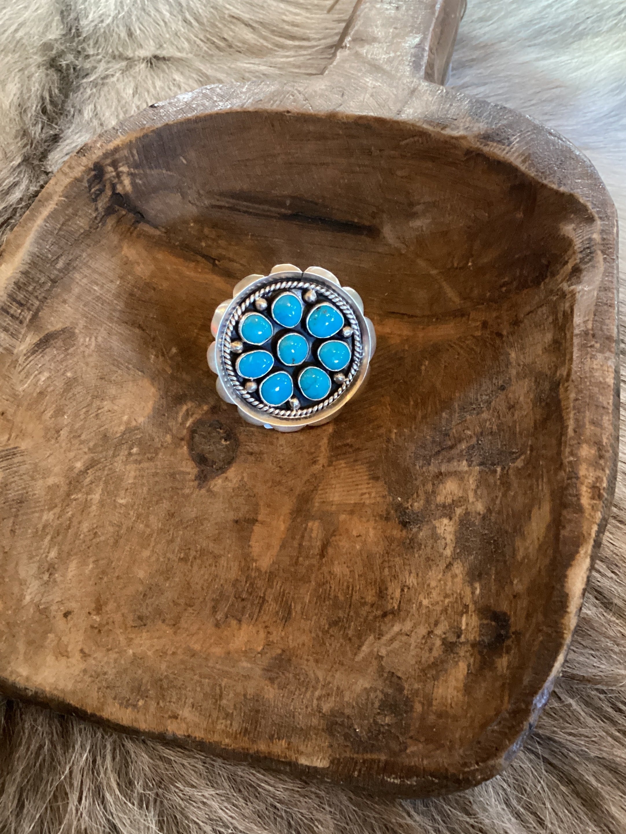 Round Turq Ring