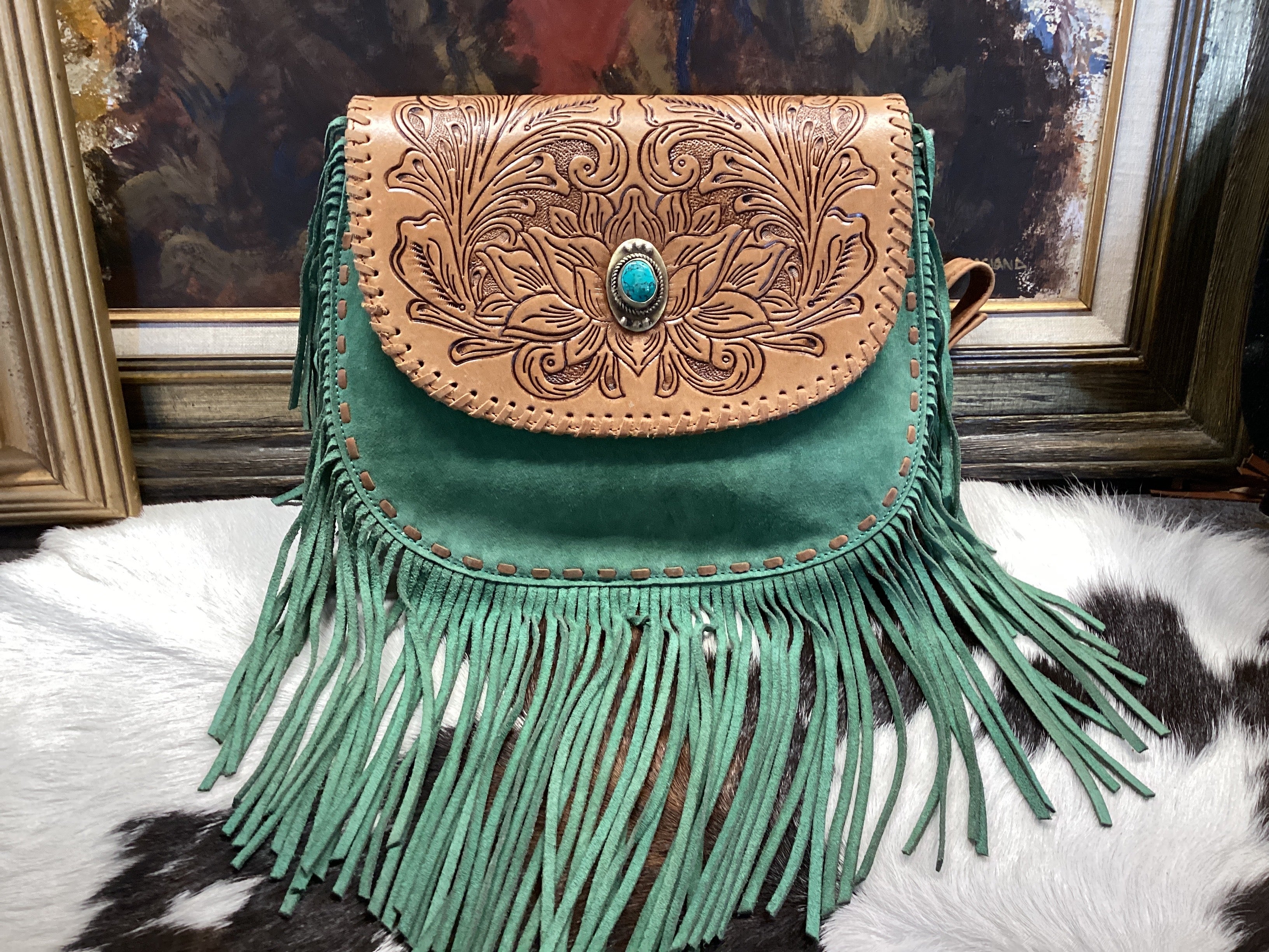 Buffalo Stone Bag
