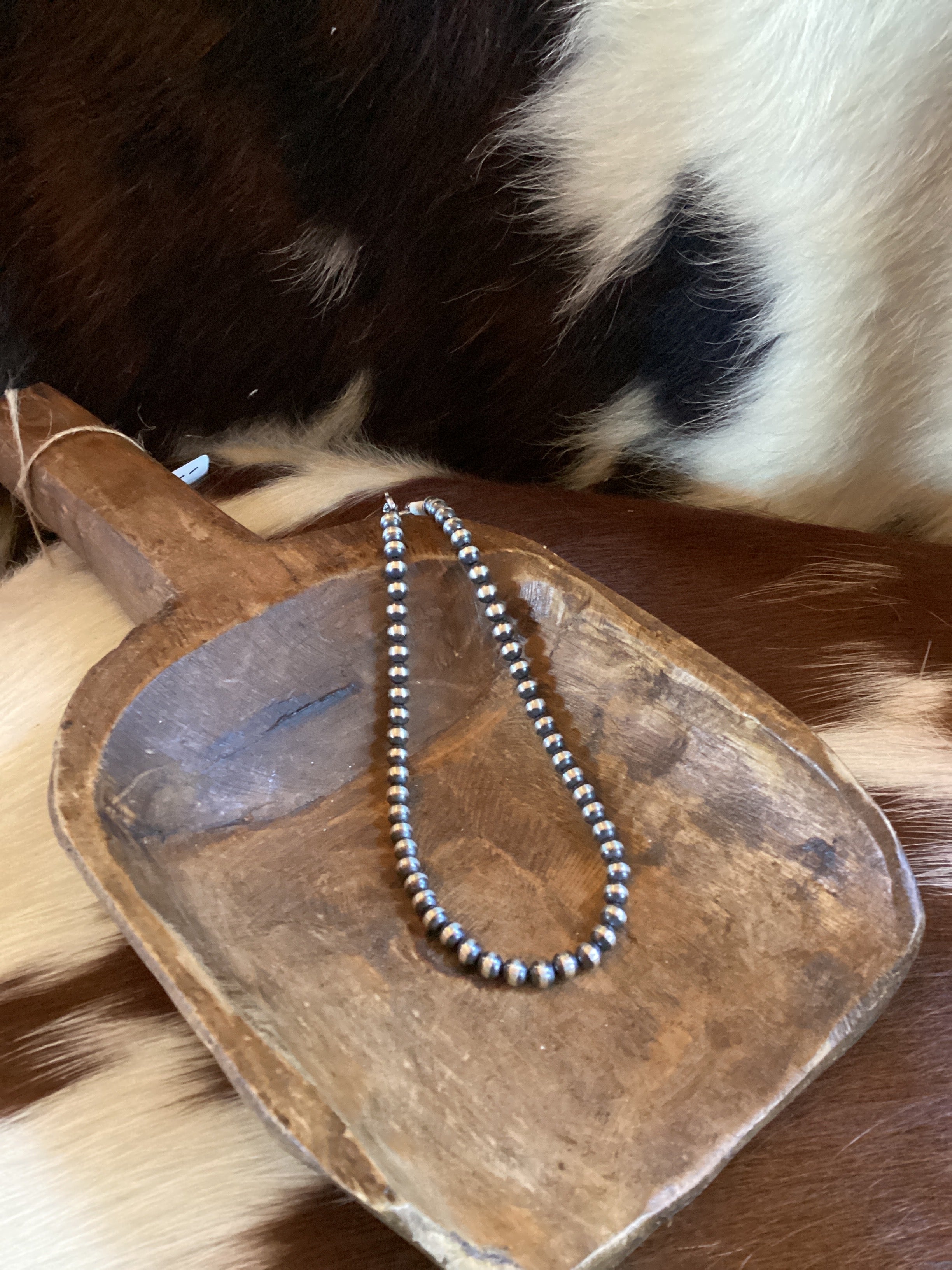 14" 6mm Machine Pearl Necklace