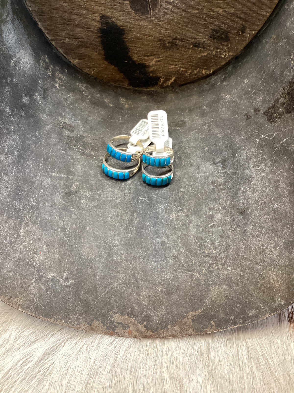 Turquoise inlay ring