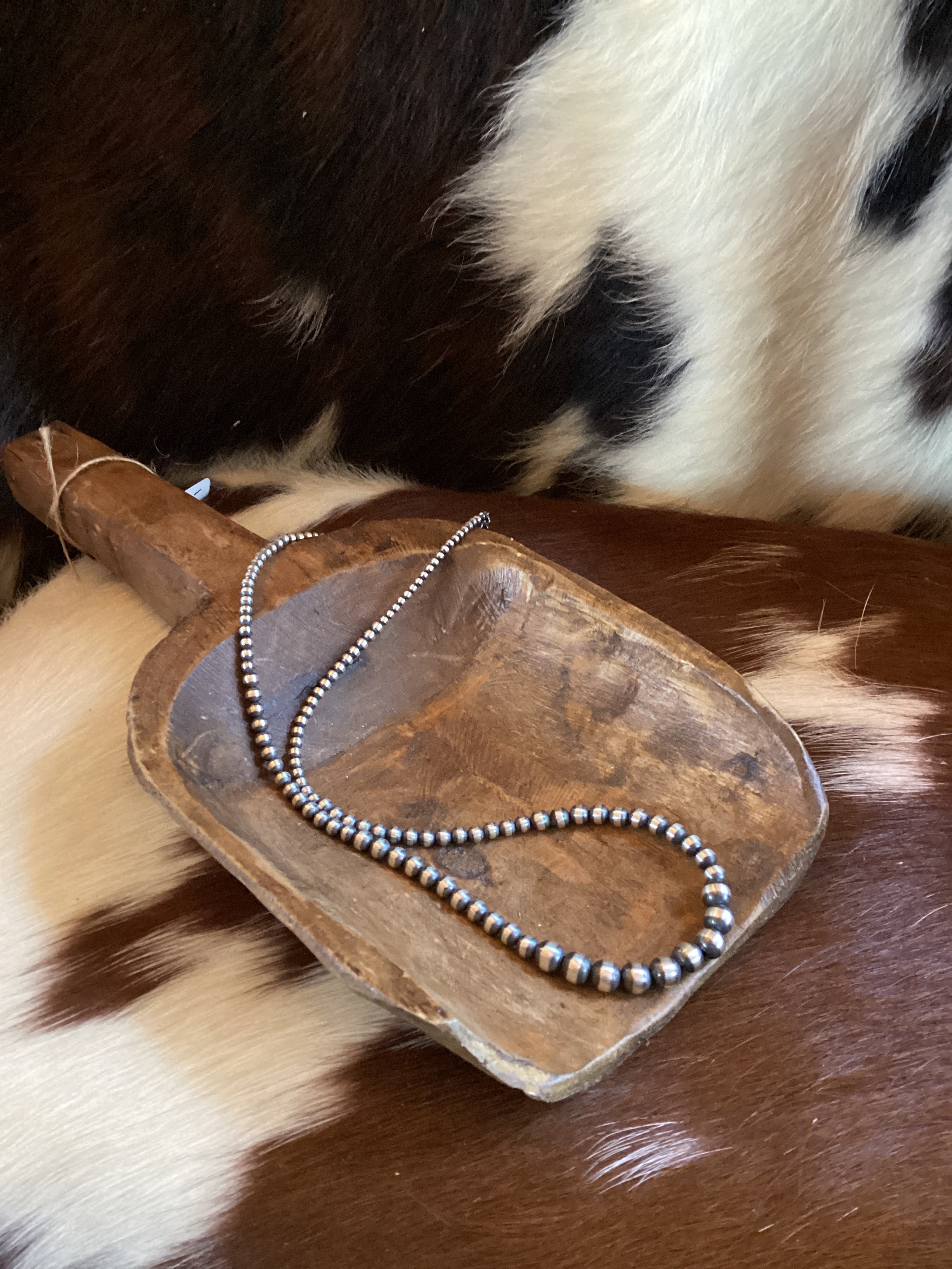 24" Machine Pearl Necklace