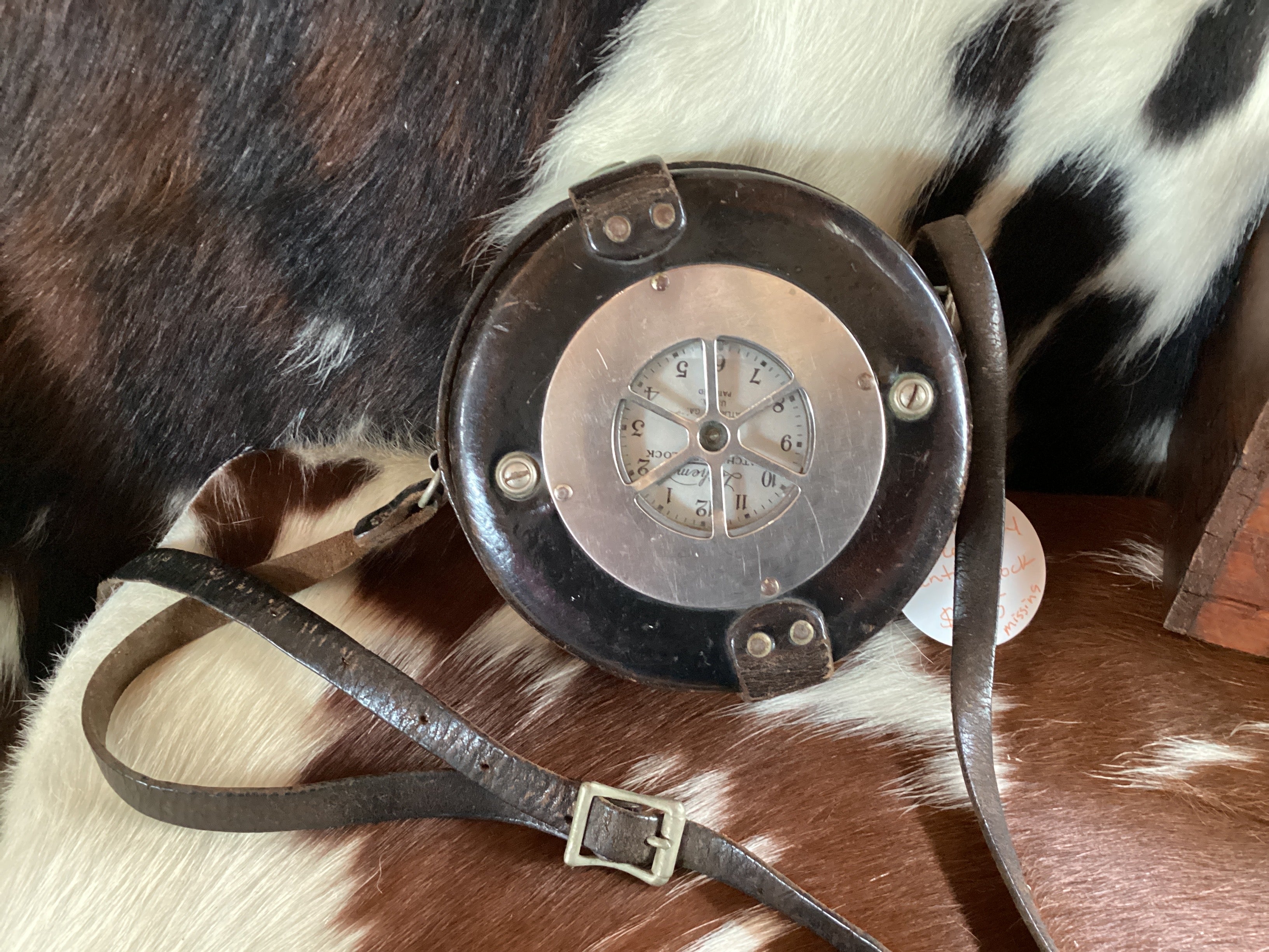 Vintage Canteen Clock Purse