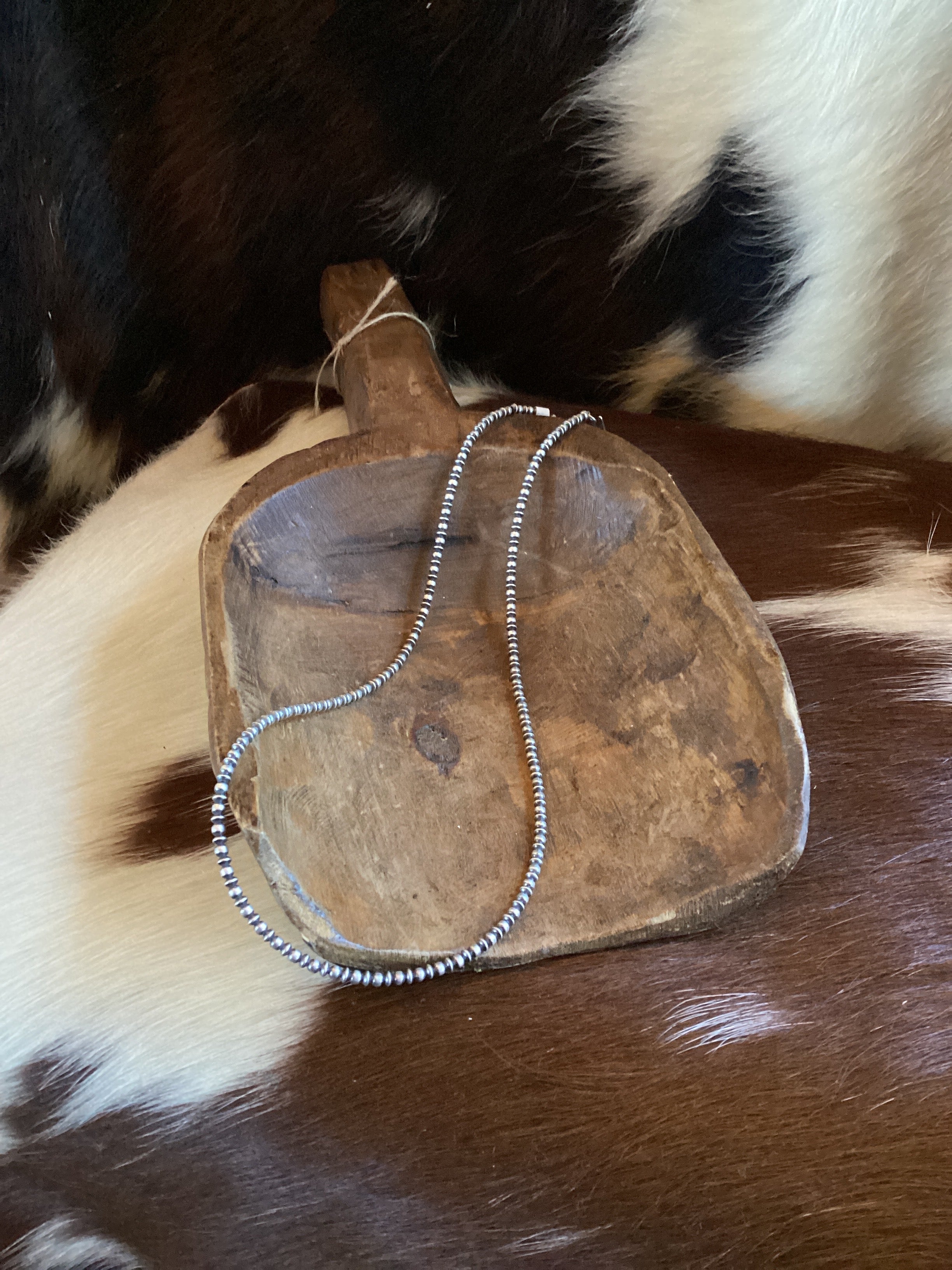 3mm 22" Machine Pearl Necklace