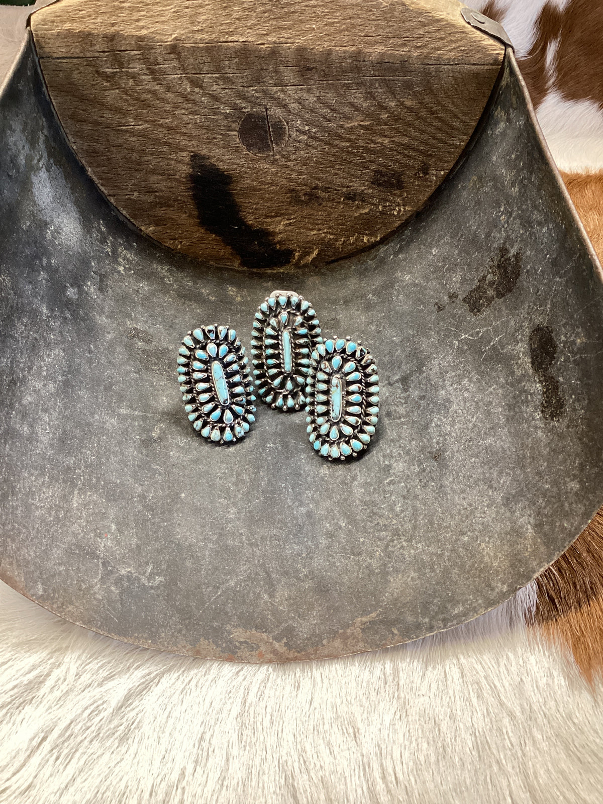 Turquoise Cluster Ring