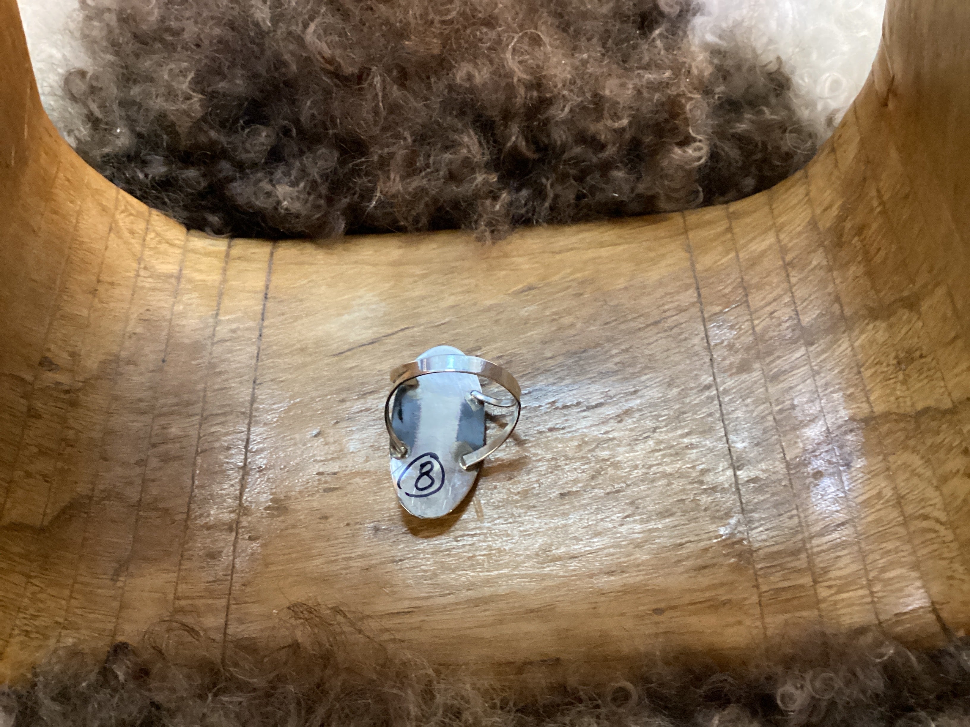 Pink Conch Shadow Box Ring