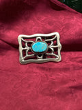 Sandcast Turquoise Buckle