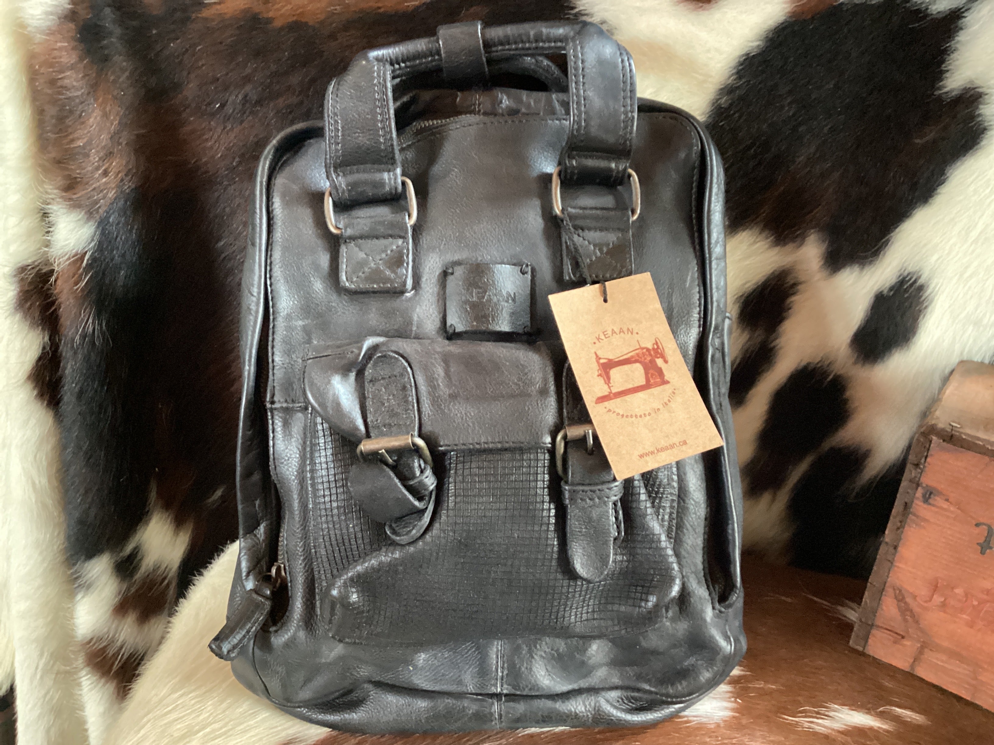 Small Black Backpack