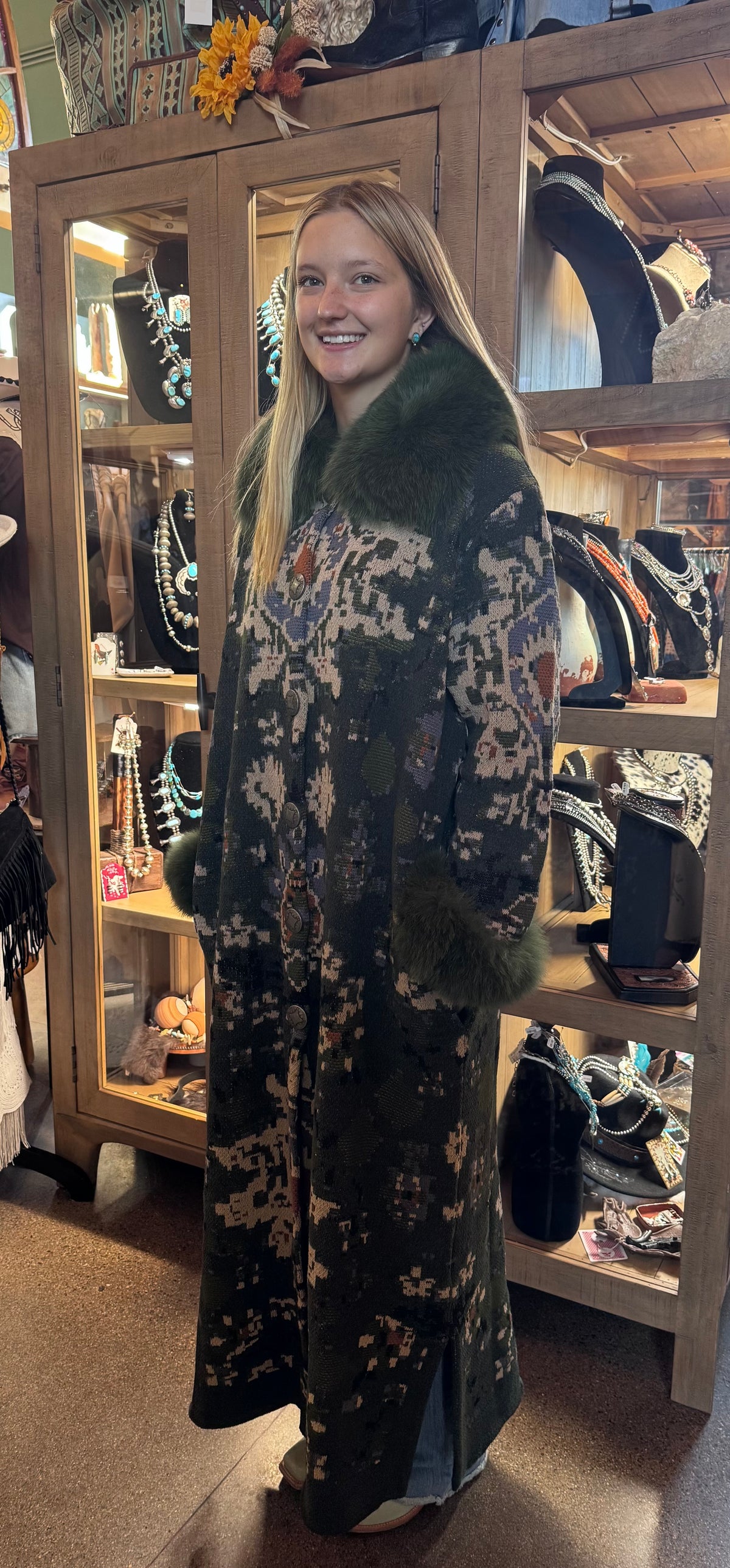Papier Peint Sweater Duster