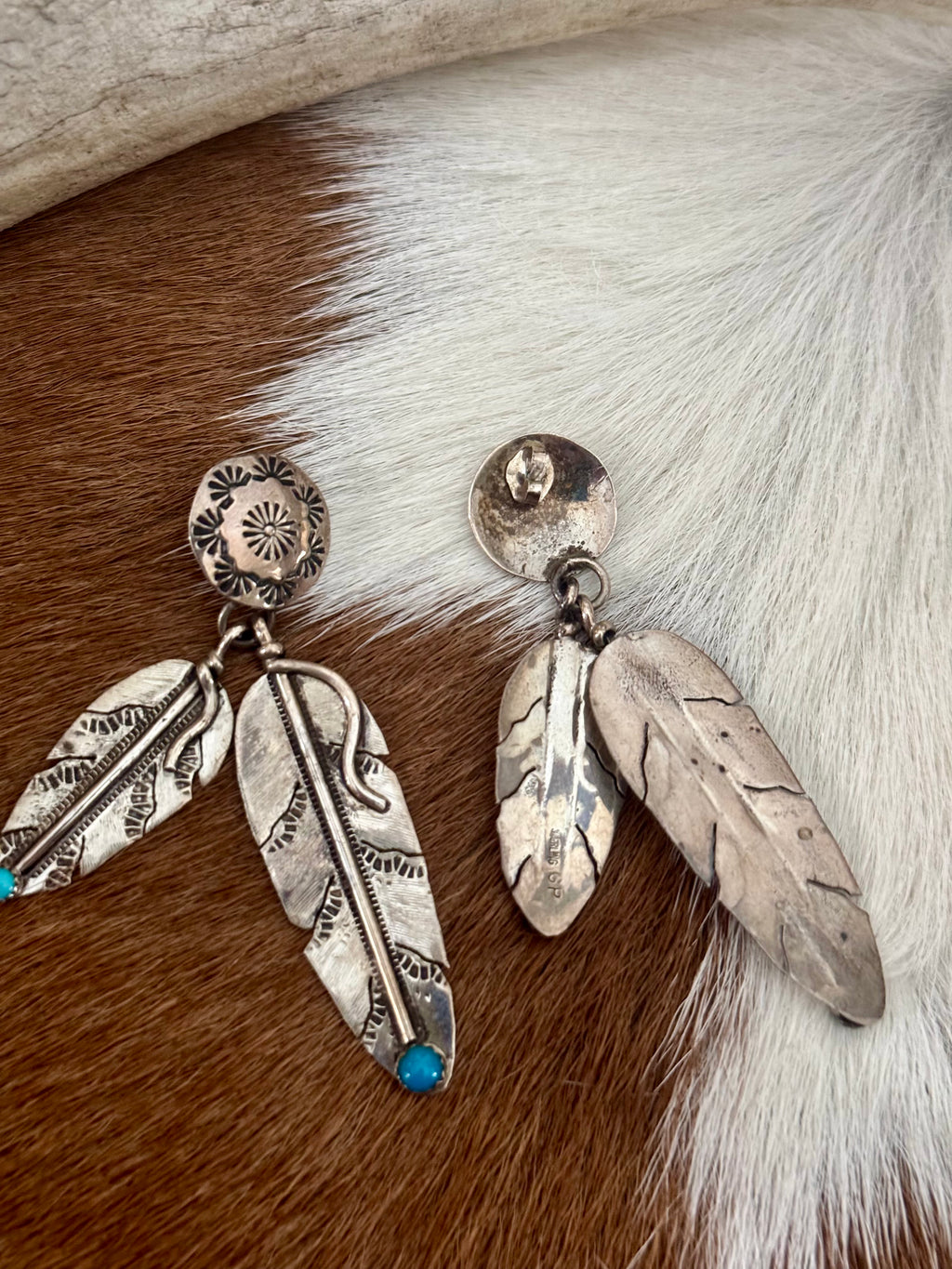 Feather Dangle Earring