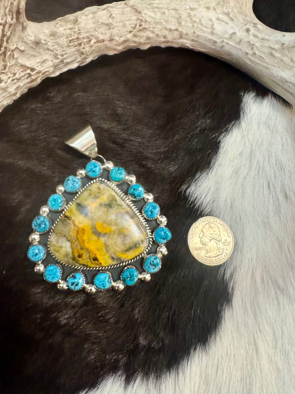 Bumblebee Jasper Pendant