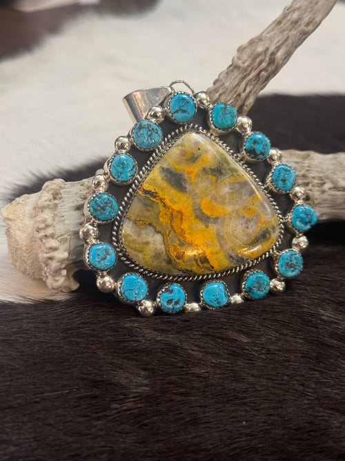 Bumblebee Jasper Pendant