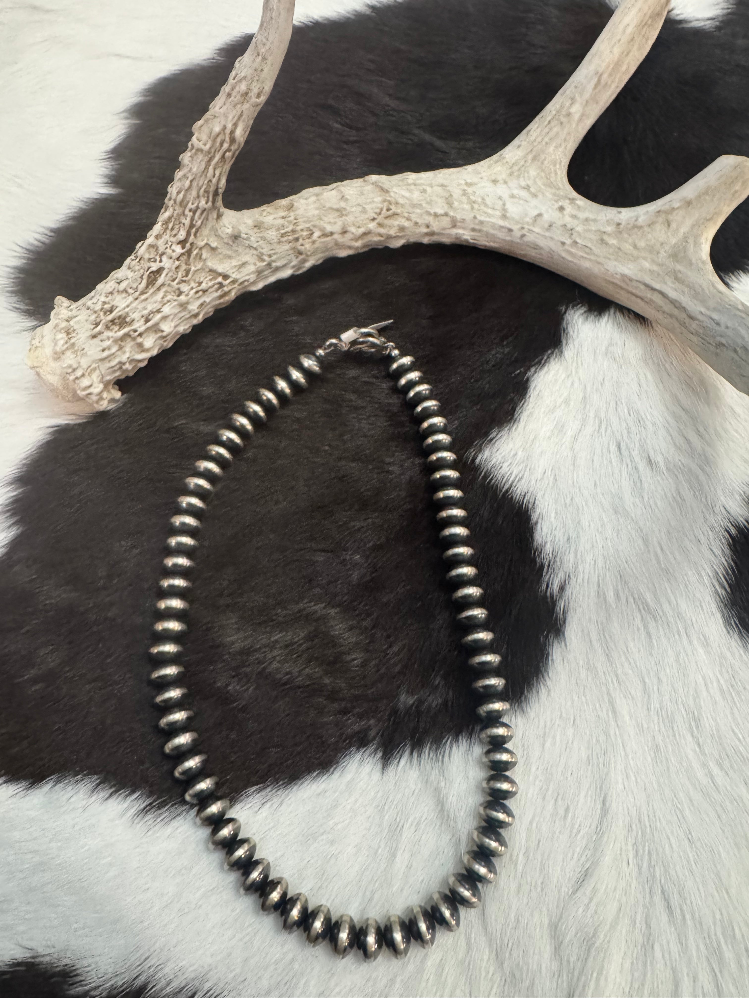 Handmade Navajo Pearls-16"