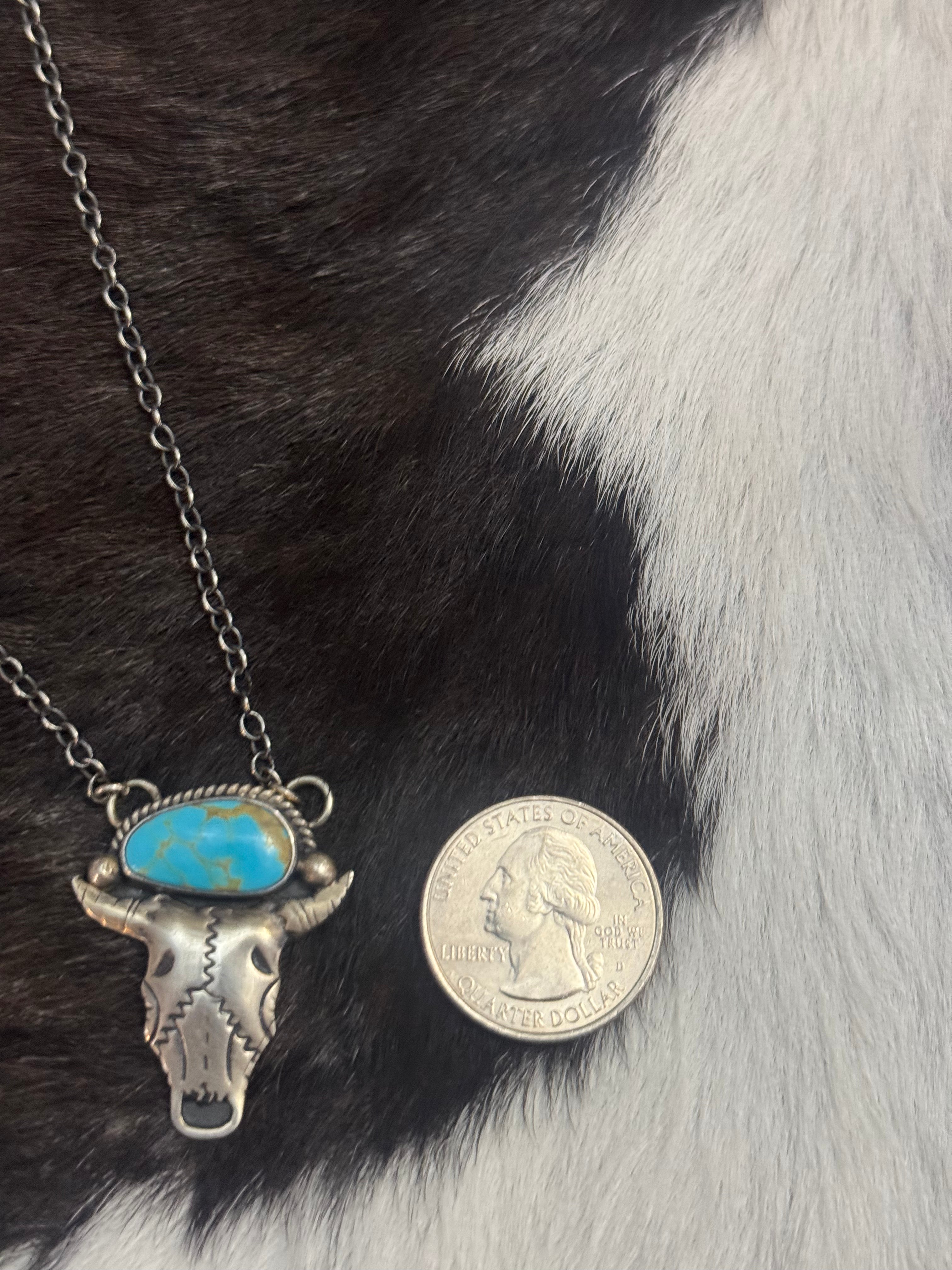 Buffalo Skull Necklace