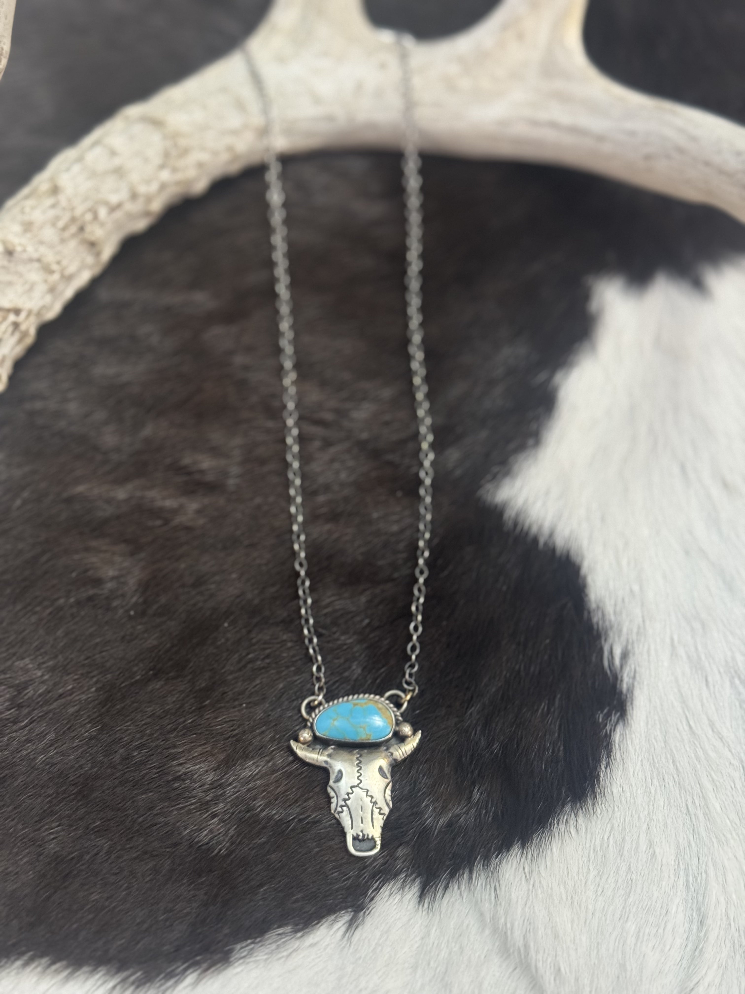 Buffalo Skull Necklace