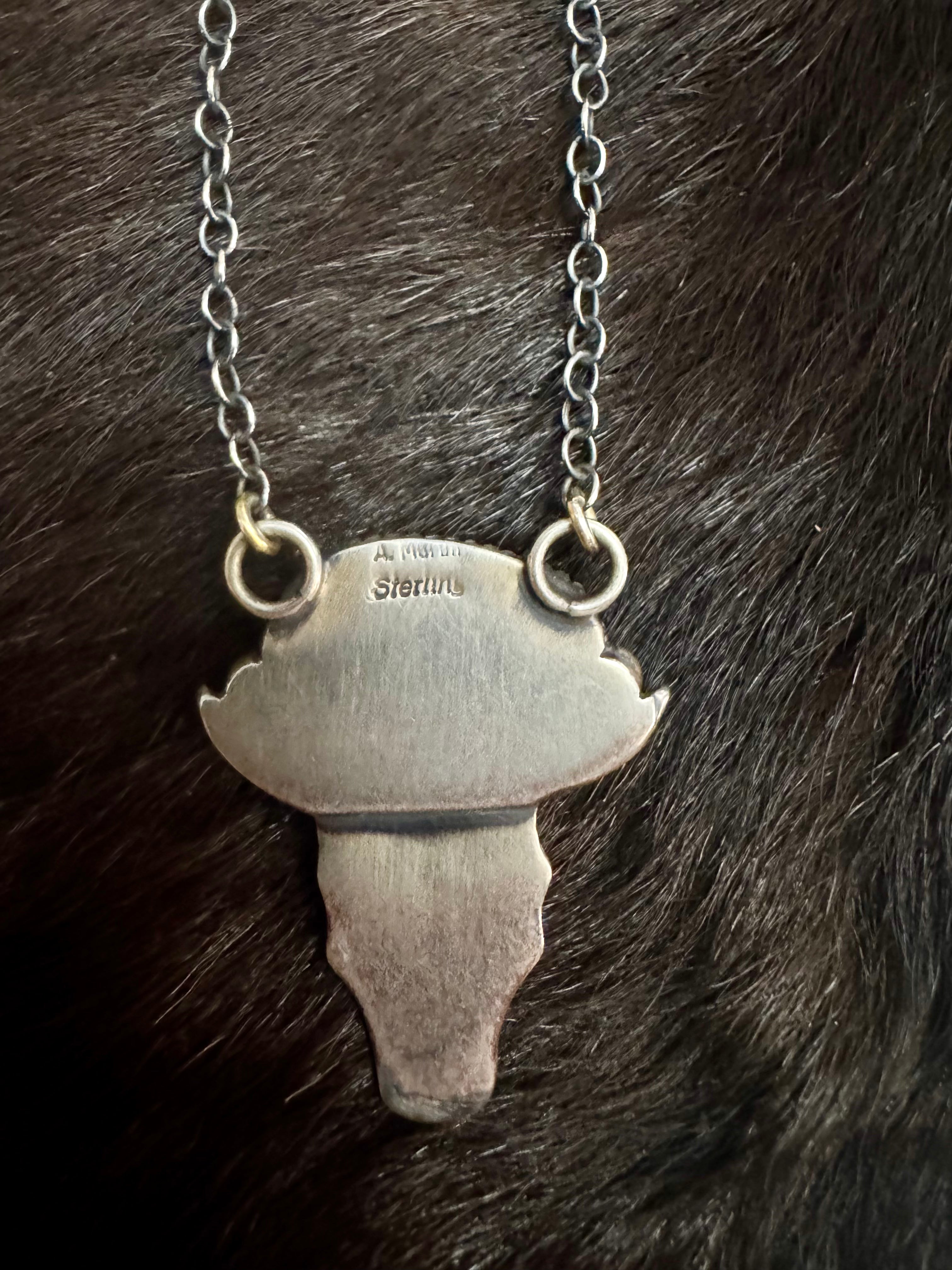Buffalo Skull Necklace