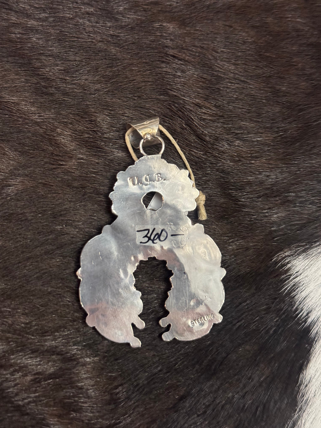 Naja Turquoise and Coral Pendant