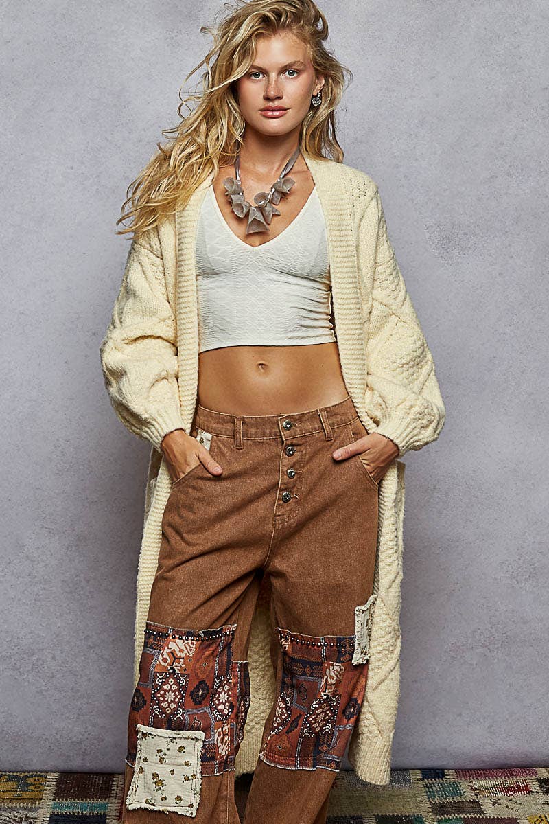 Long Sleeve Open Sweater Cardigan