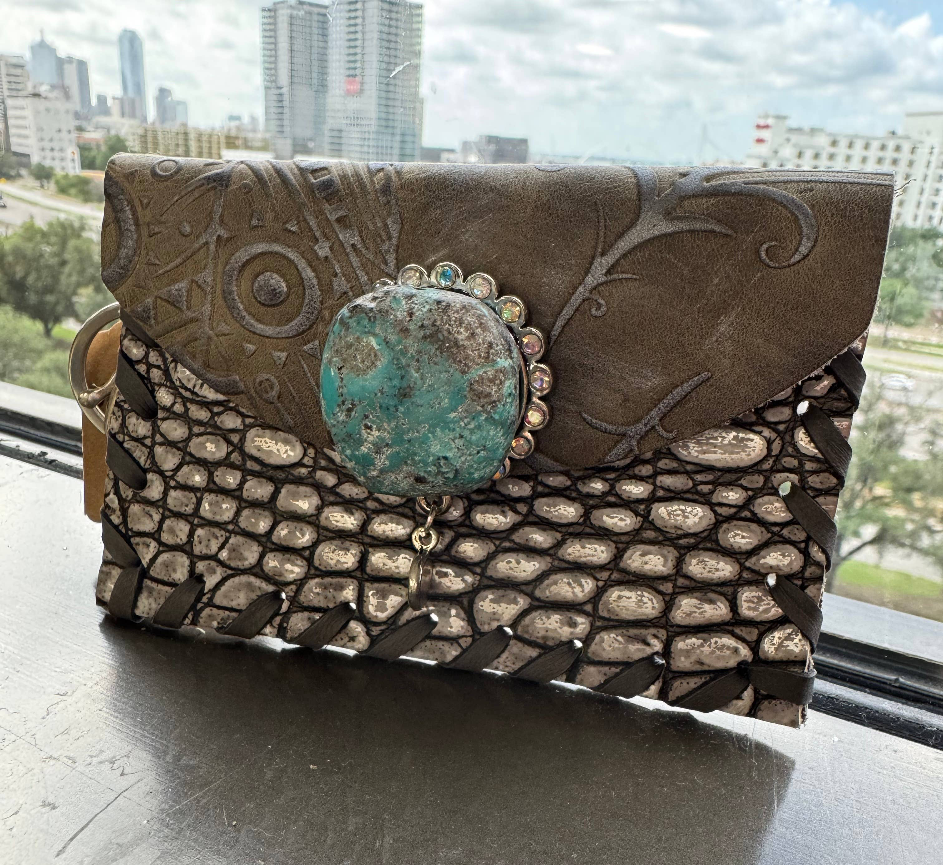 Turquoise Trail Card Clutch