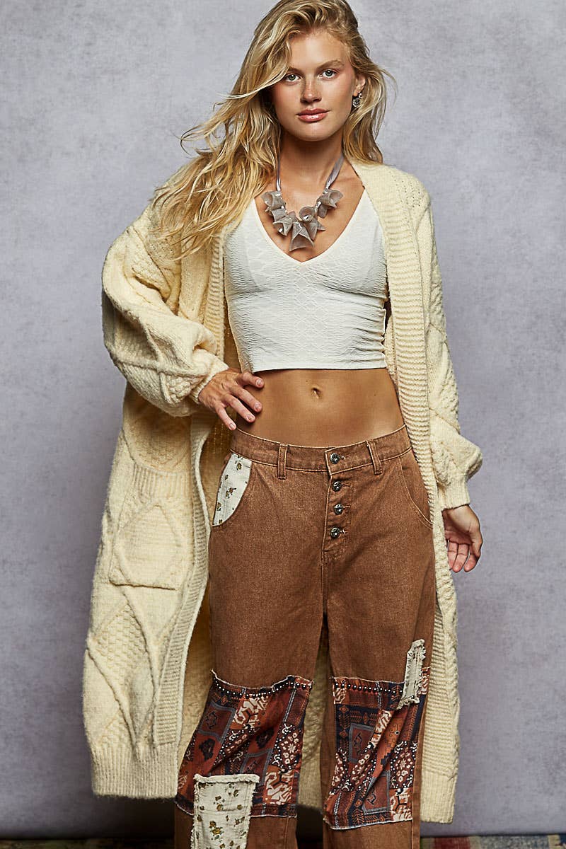 Long Sleeve Open Sweater Cardigan