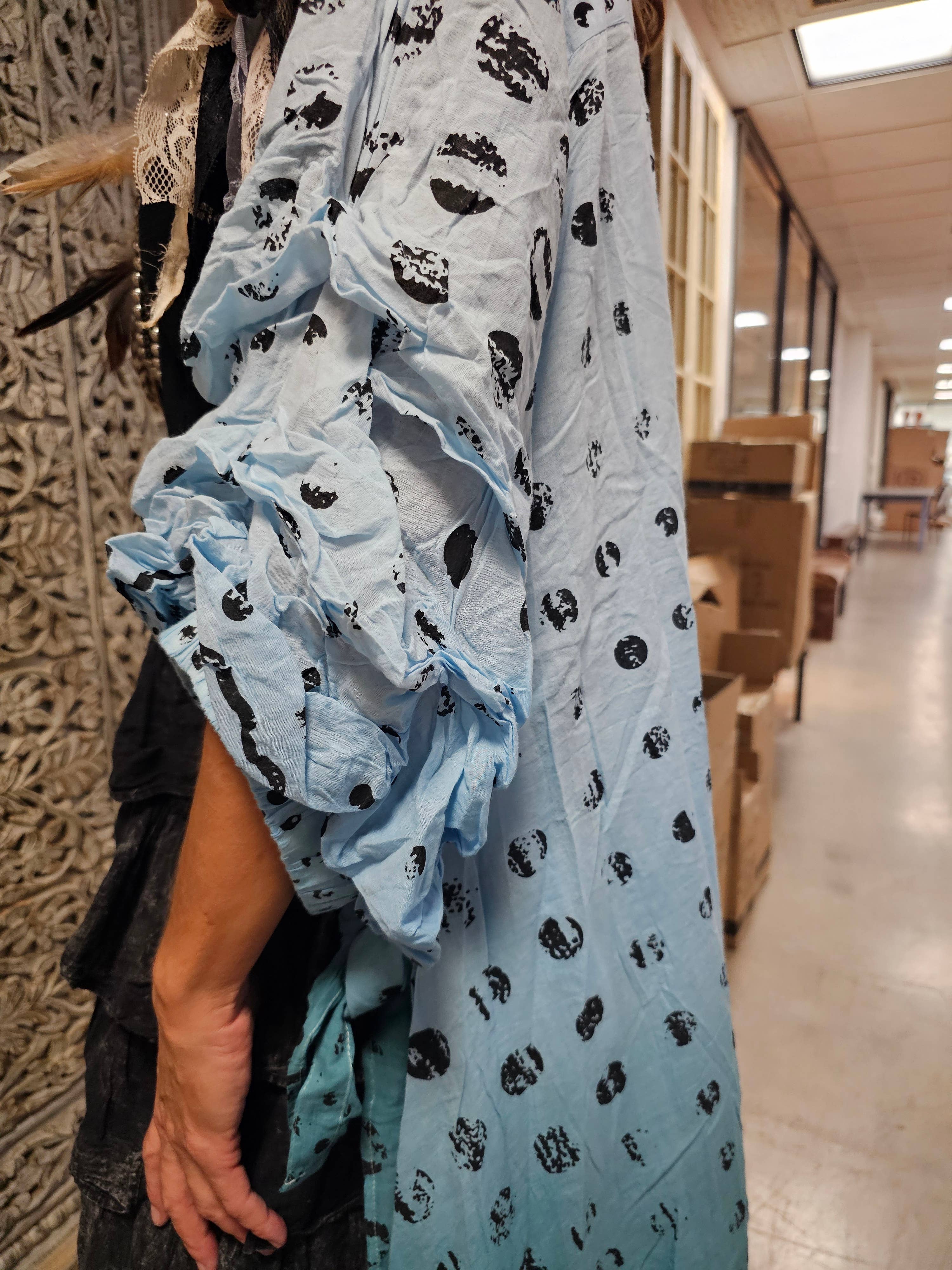 Ombre Vintage Dot Duster