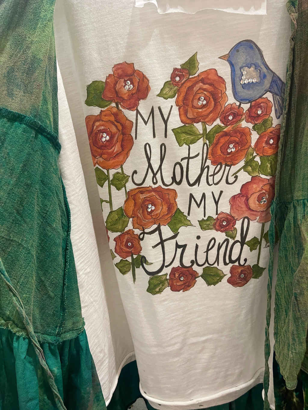 My Mother My Friend Tattered Shirt