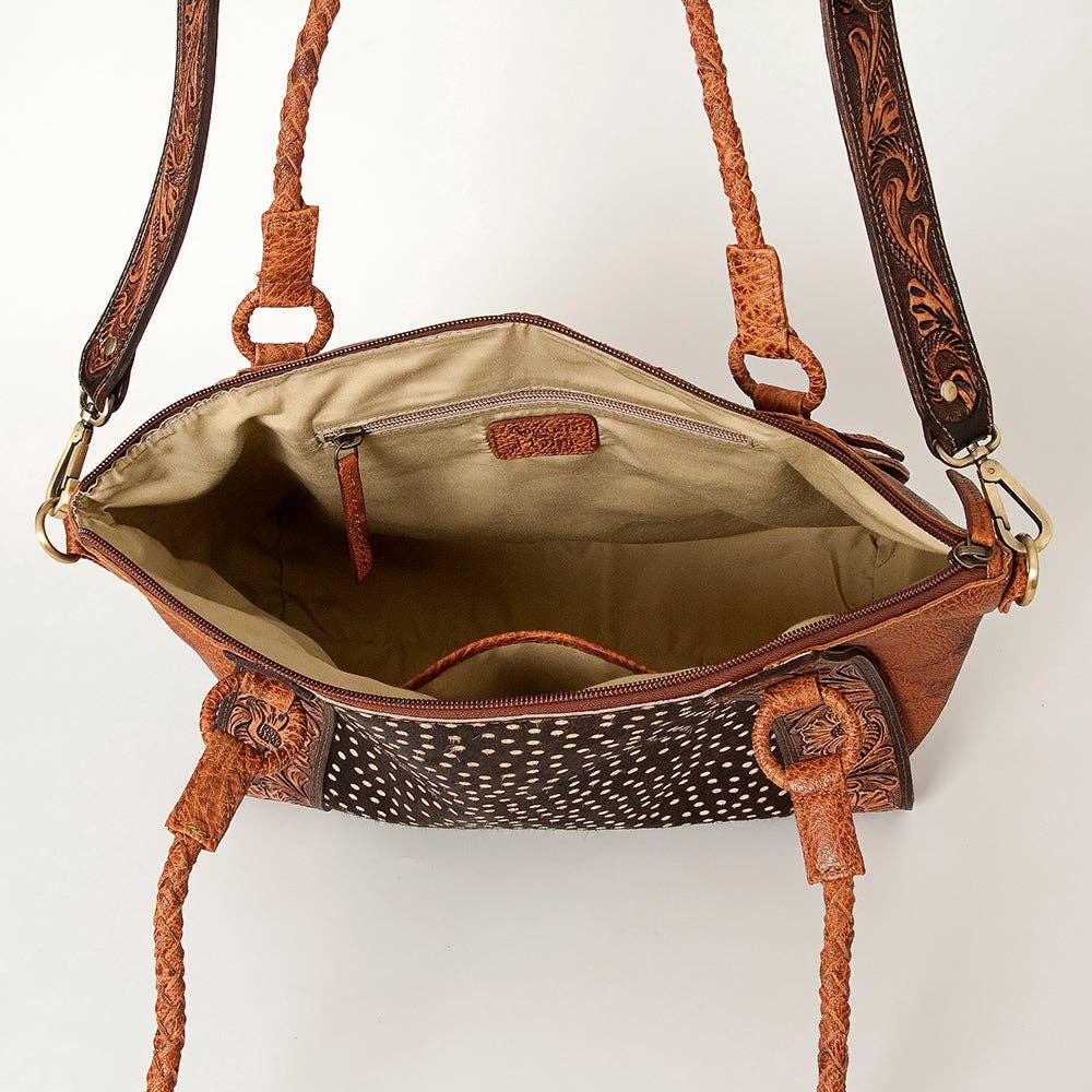 Genuine Western Leather and Hide Purse