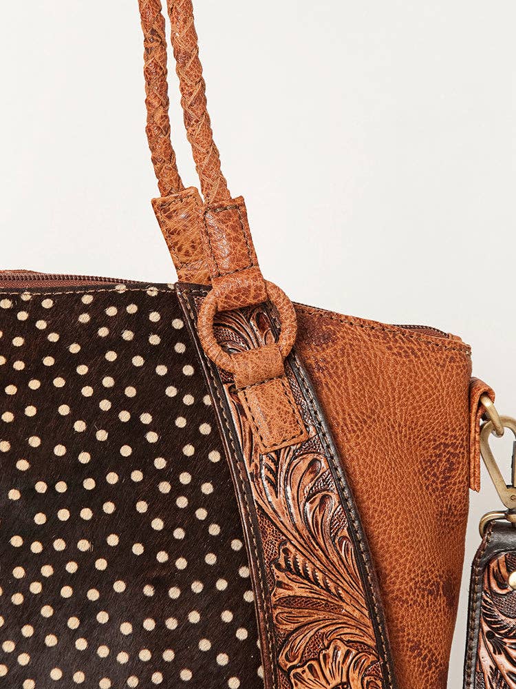 Genuine Western Leather and Hide Purse