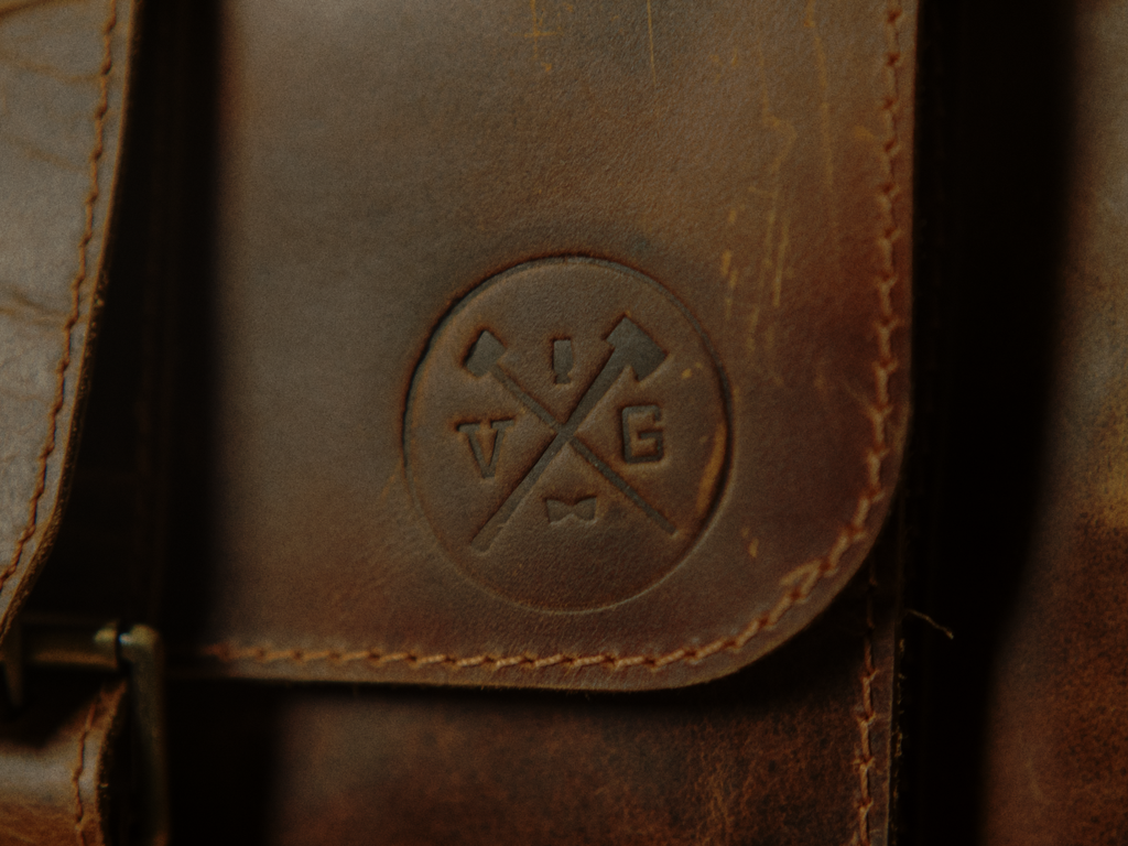 “The Roosevelt” Buffalo Leather Backpack