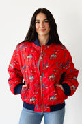 RED COWBOY BOMBER JACKET