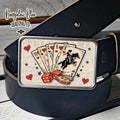 Cowboy Luck Belt Buckle