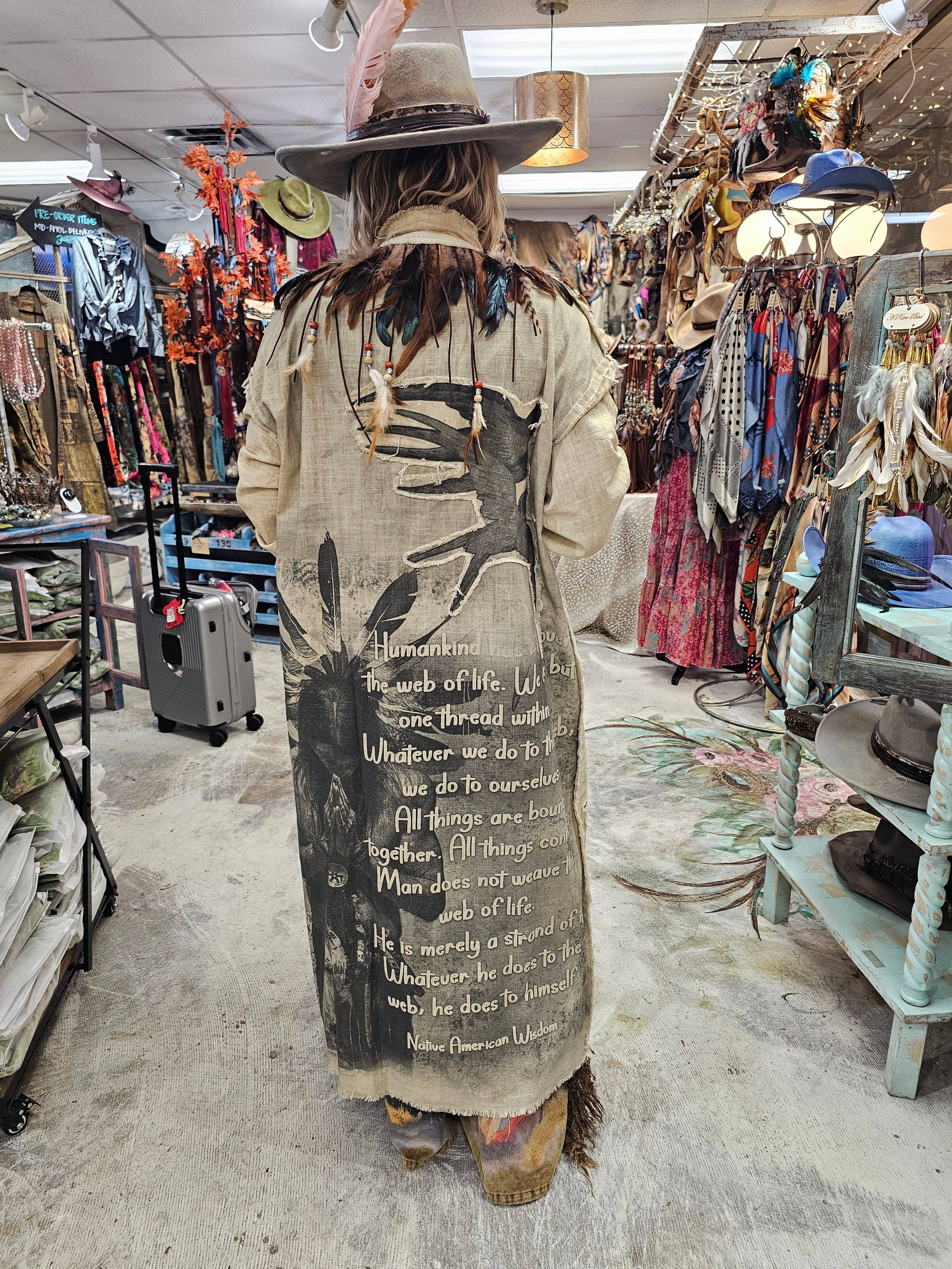 Indian Warrior Duster