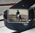 Tintype Cowboy Belt Buckle