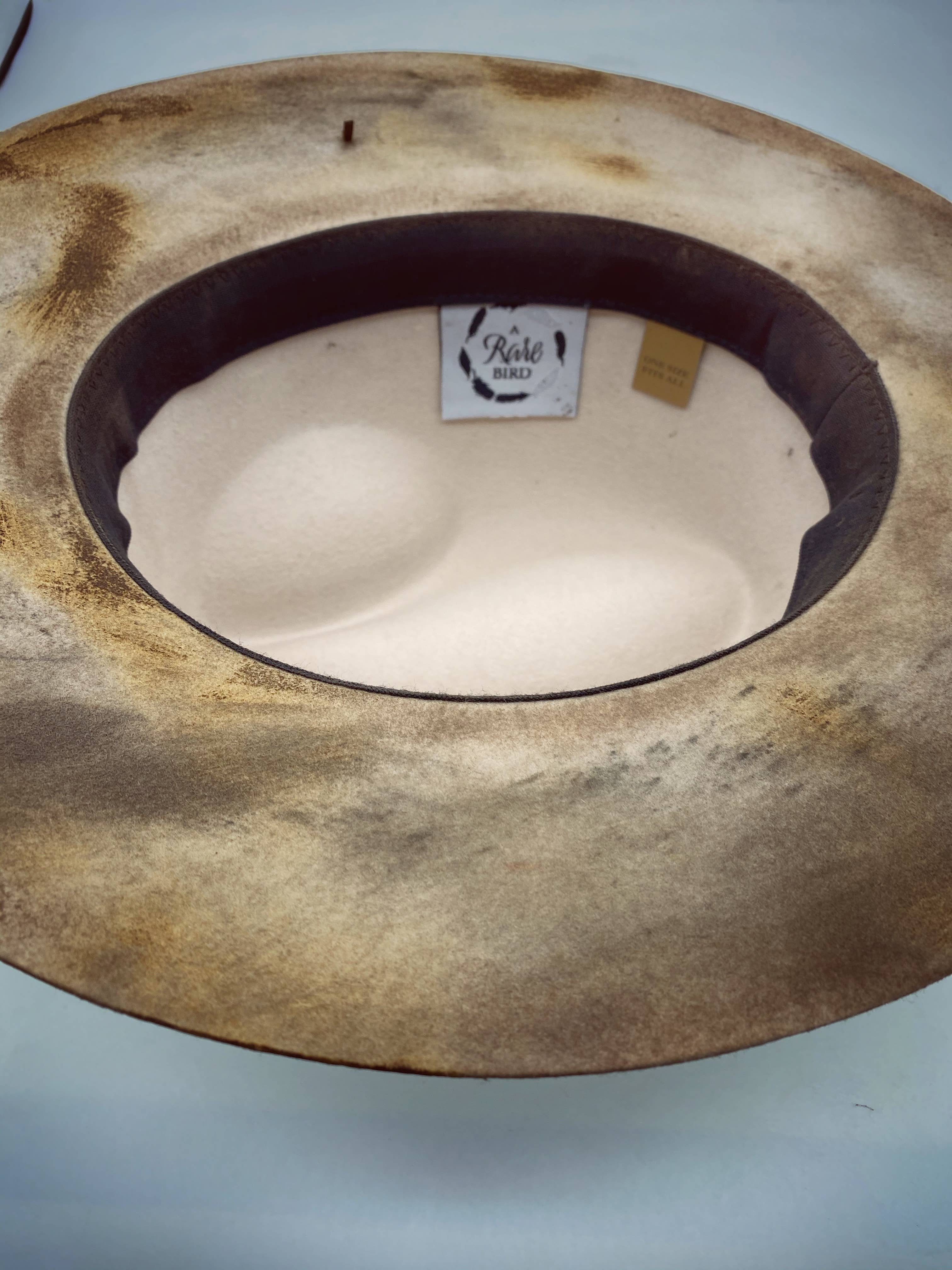 "POPS" Distressed Fedora