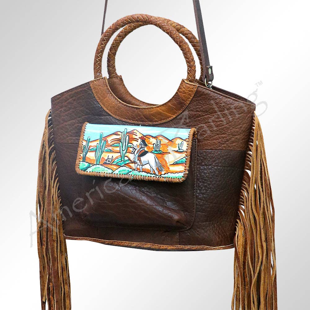 Tote Genuine Western Leather Women Bag
