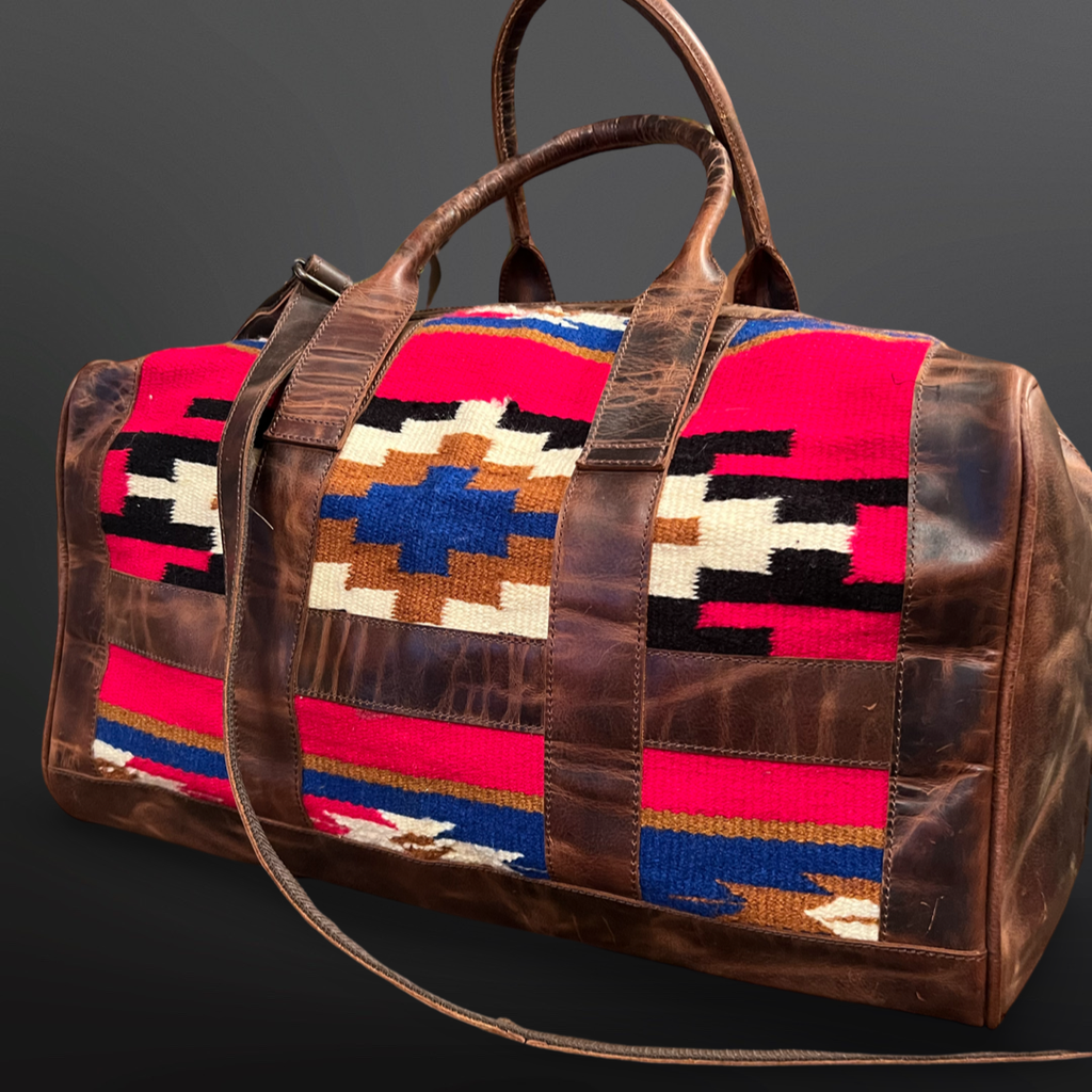 Western Saddle Blanket Duffle Bag