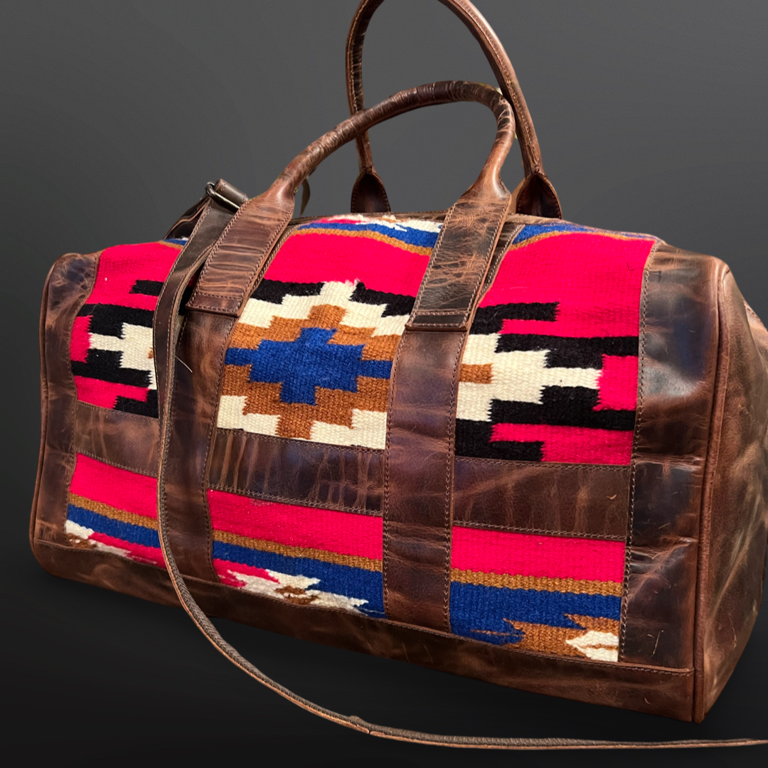 Western Saddle Blanket Duffle Bag