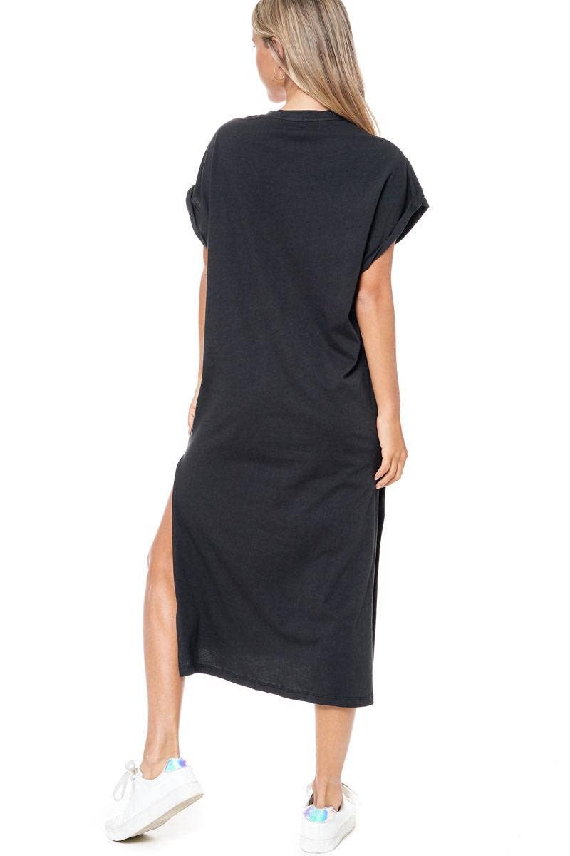 Western Cowboy Leopard Frame Graphic Maxi Dress Top