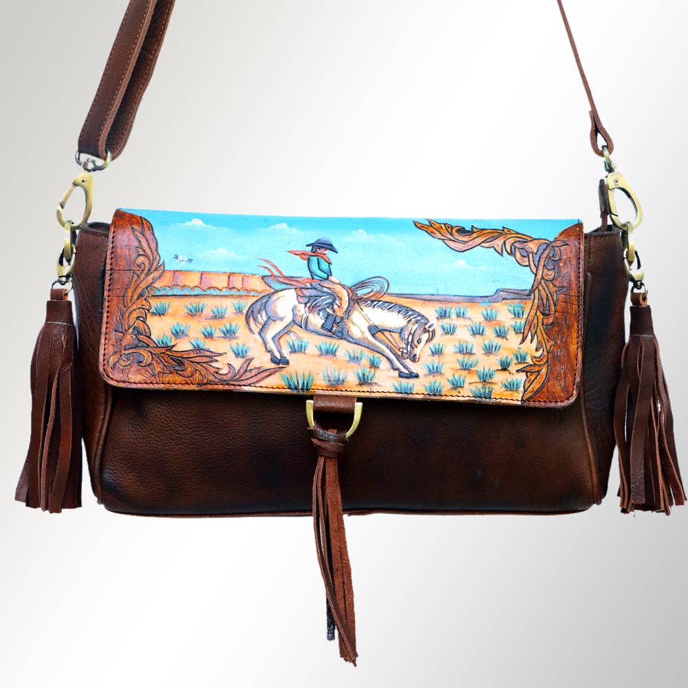 Crossbody Genuine Western Leather Women Bag
