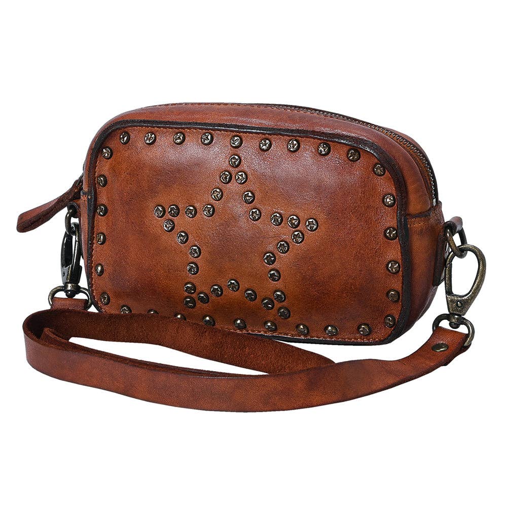 SWC166 Crossbody Genuine Leather women bag western Bag Becca