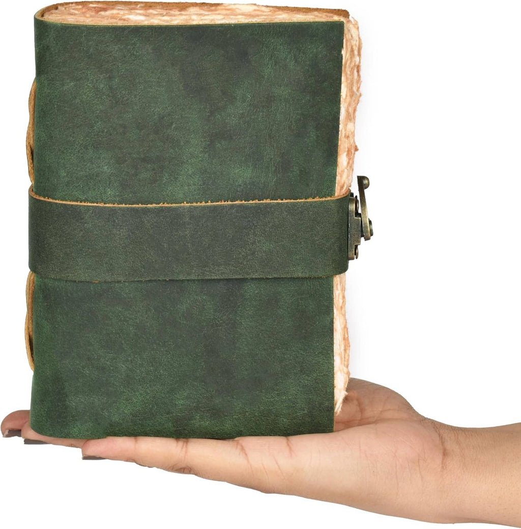 Handmade Genuine Leather Journal Side Lock Diary